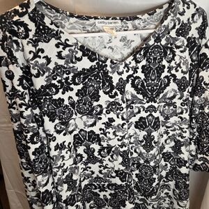Cathy Daniels Womens   Pasliey Top XL